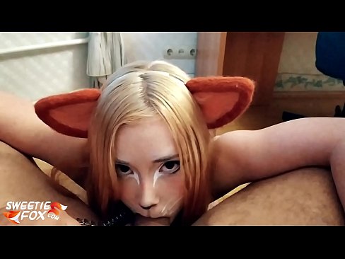 ❤️ Kitsune glutas dikon kaj kumas en ŝia buŝo ❤ Porno fb ĉe ni ﹏